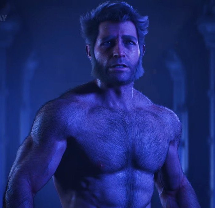 makeitenuff's tweet photo. I’m still thinking of this image from the “Wolverine” trailer. Because what did Logan see that caught him off guard like this and why is bro naked?? https://t.co/aHfnKZxIvN