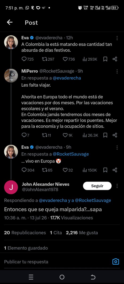 DCali93's tweet photo. @lavalsss @AcevedoAngel_2 Y encima ni están en Colombia 😂 https://t.co/NQVtn4rRQz