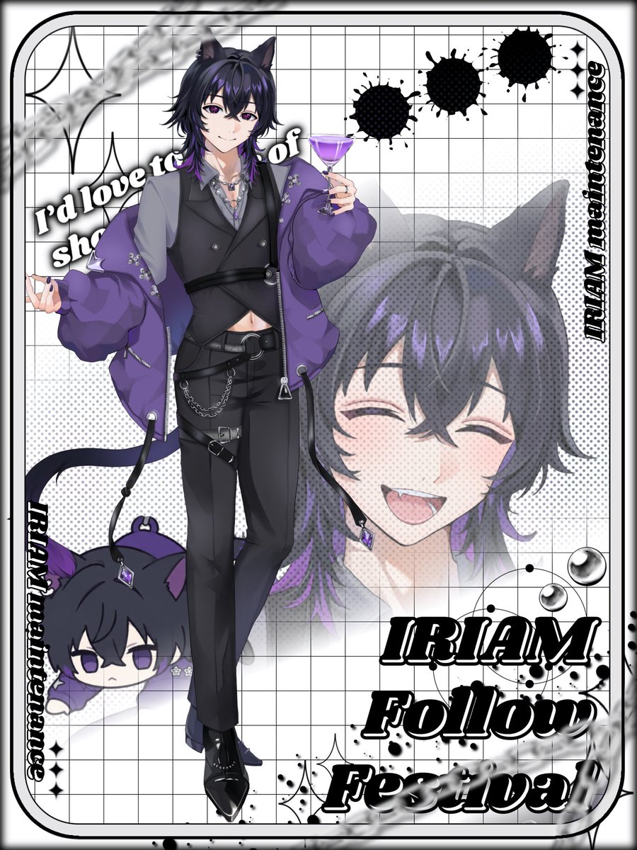 moe_de_yoi's tweet photo. ☪︎ ── #IRIAMメンテ中のフォロー祭り ── ☪︎

✦ ───────── ✦

 「いつもの日常にプラスを。」

✦ ───────── ✦

7/25(土) 初配信🔰

Select. 『@Select_iriam 』4期生
➸ 紫宵モエ（しよい もえ）

☪︎ オオカミじゃなくて猫です🐈‍⬛
☪︎ 一生酒飲んでます🥂
☪︎ よく角に小指ぶつけます🦶
☪︎ キャラビジュとのギャップアリ⁉️

《 仲良し、推し探しならここじゃない？ 》

💜・♻️・💬全力巡回💭

#IRIAM準備中 
#VTuber好きさんと繋がりたい
#IRIAMライバーさんと繋がりたい
