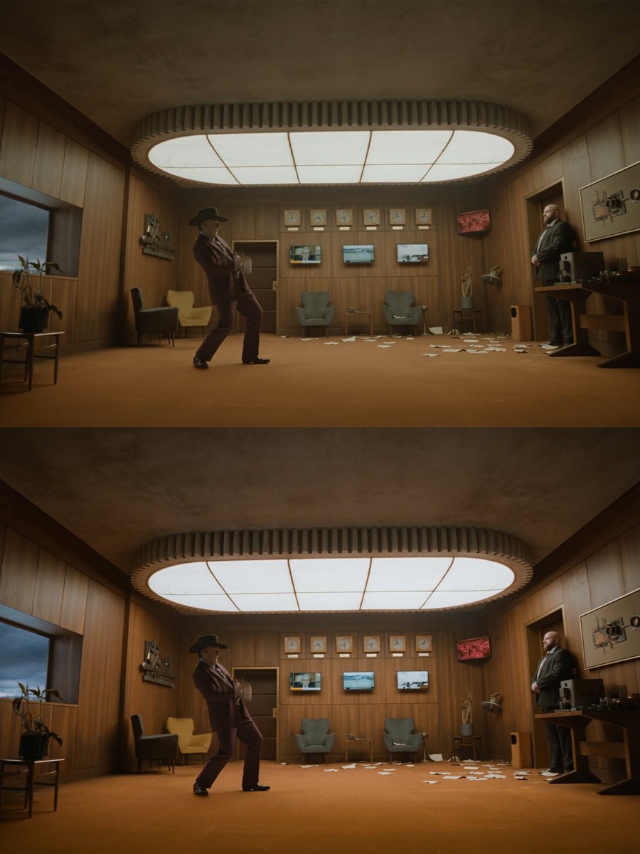 griffperr's tweet photo. @SleepySimulacra @DiscussingFilm I understand the flat look they were going for, but they could have given the footage a bit more life. This is my best attempt at what I mean. https://t.co/Iiow6g1kt7