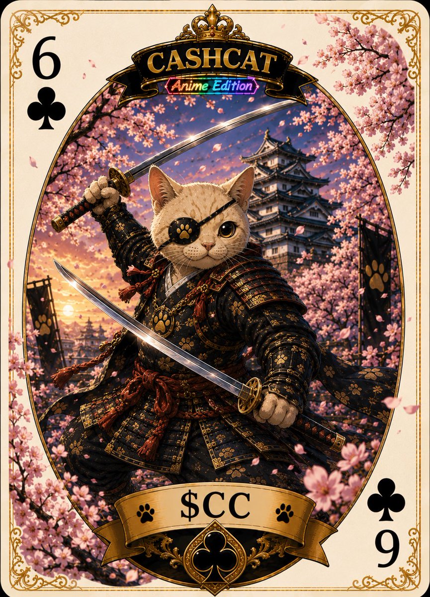 CASHCAT Anime Edition tweet media