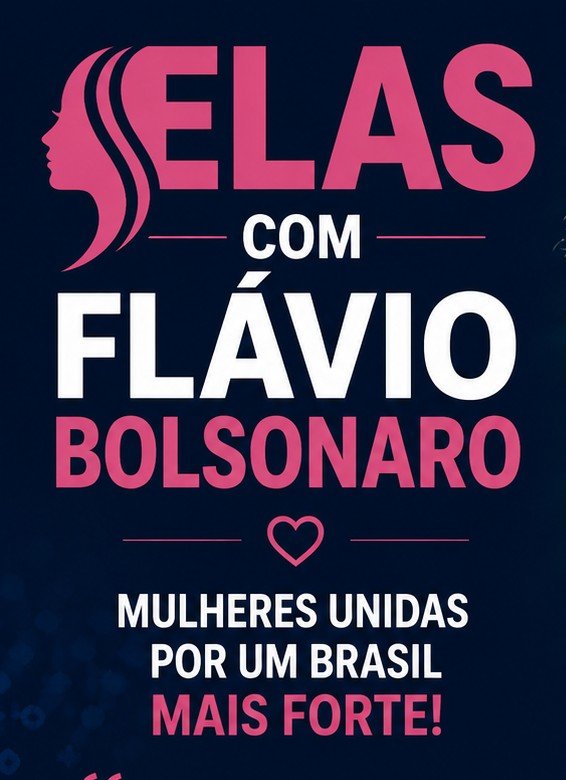 ElascomFlavioB's tweet photo. Elas com Flavio Bolsonaro.
Sigam nosso perfil. https://t.co/9nrpZQW1qN