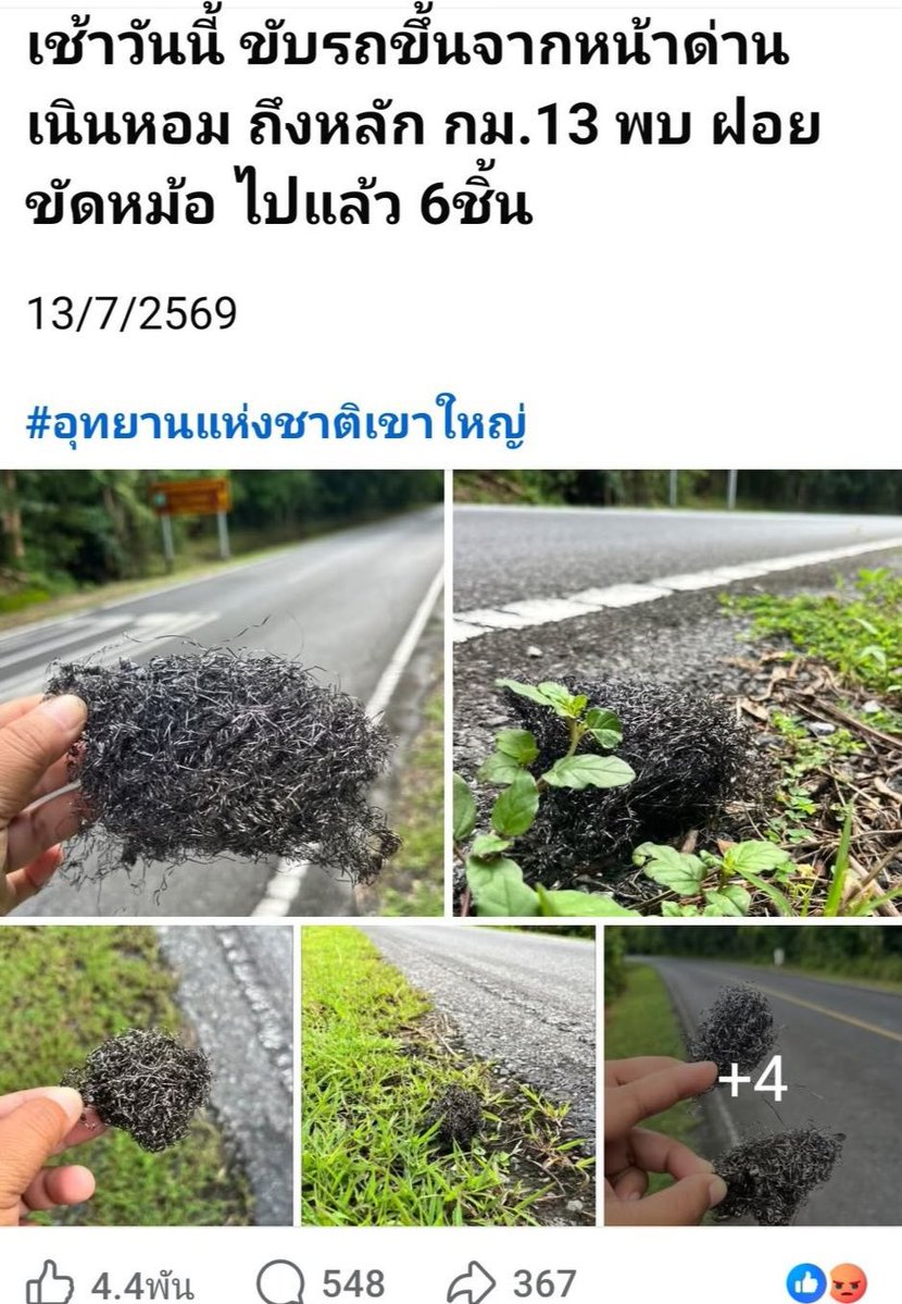 Mrblue's tweet photo. ขยะสังคมชัดๆ อุทยานแห่งชาติเขาใหญ่ https://t.co/PAPqpMHDHg