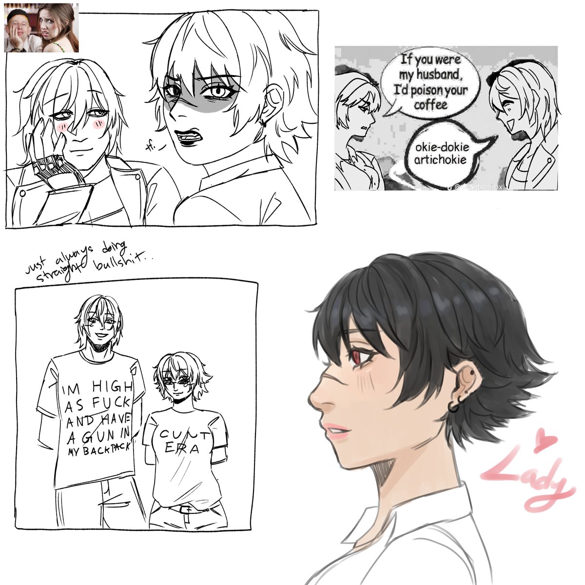 drcnias's tweet photo. danlady doodles #DMC #devilmaycry #danlady #dmc3 (technically) https://t.co/knxcjKuq8k