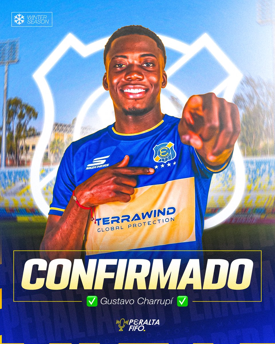 Peraltafifo's tweet photo. 🚨🇺🇦 CONFIRMADO: El volante Gustavo Charrupí (21 - 🇨🇴) es el tercer refuerzo de Everton. Grupo Pachuca le compró gran parte del pase al Atlético Bucaramanga ✅

En los próximos días el volante viajará a Chile para la revisión médica y posterior firma del contrato a largo plazo con el conglomerado mexicano 📝