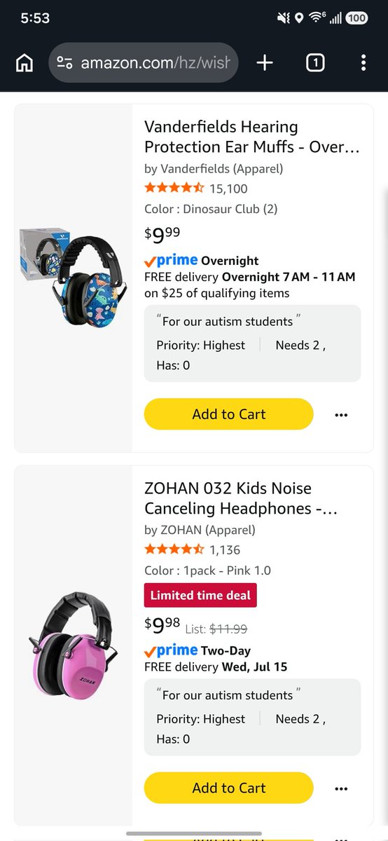 mspetersens's tweet photo. @amerz087 Huge need
I graduate July 25th can you help our list
We are 2 special education teachers
Can you help get some basic items that will help the students
Every student has an iep
 These kids come from low income households
#clearthelist #BeAGoodHuman
https://t.co/RJD37FOVLr https://t.co/IMP8sUSGVn
