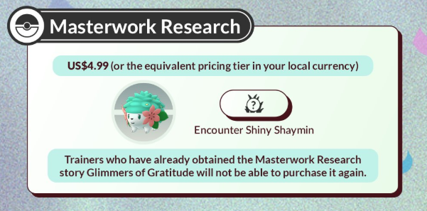 ianygo_official's tweet photo. 🎉Giveaway🎉
5 × Shiny Shaymin Masterwork Research Ticket

How to join:
👉Follow @ianygo_official 
👉Repost

⏳Winners announced on July 20.
📌Rewards will be distributed as App Store or Google Play gift cards of equivalent value.

Masterwork Research is from:
Ultra Unlock: 10th Anniversary Edition event
July 21 at 10:00 a.m. to July 27 at 8:00 p.m. local time

#PokemonGO #ポケモンGO