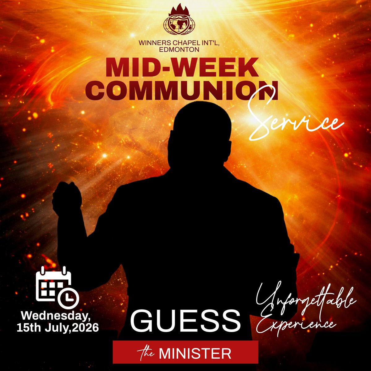 winnersedmonton's tweet photo. WCI Edmonton are you ready!!! 

Something special is happening at our Midweek Communion Service! 🔥

We've got three special guests joining us, and you won't want to miss what God has in store. 

#winnerschapeledmonton #winnerschapelinternational #livingfaithchurchworldwide https://t.co/x3Da4Ie0ZW