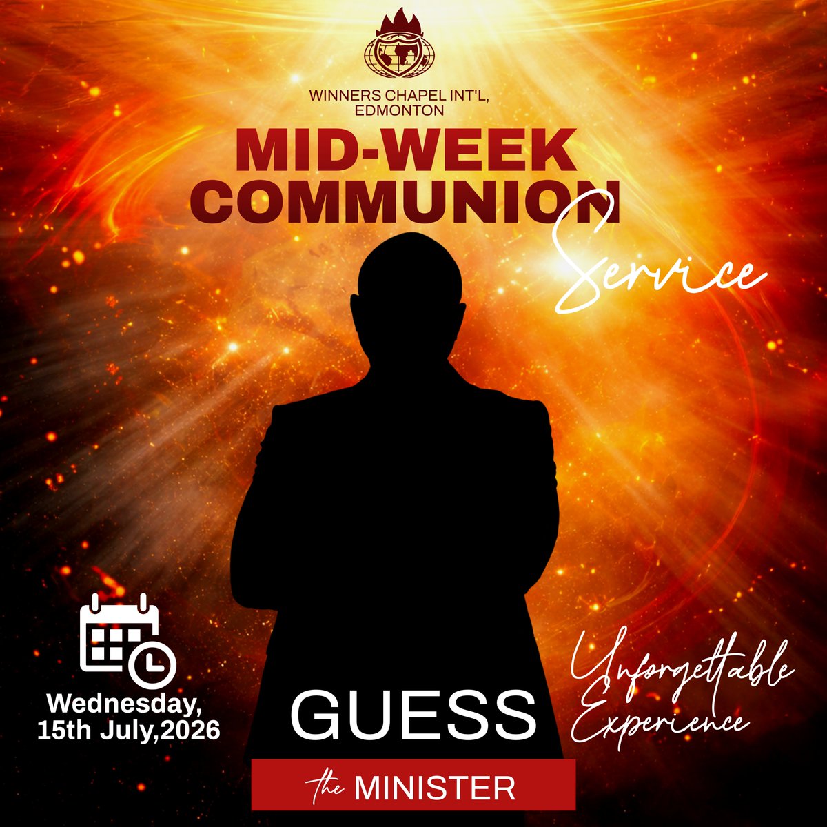 winnersedmonton's tweet photo. WCI Edmonton are you ready!!! 

Something special is happening at our Midweek Communion Service! 🔥

We've got three special guests joining us, and you won't want to miss what God has in store. 

#winnerschapeledmonton #winnerschapelinternational #livingfaithchurchworldwide https://t.co/x3Da4Ie0ZW