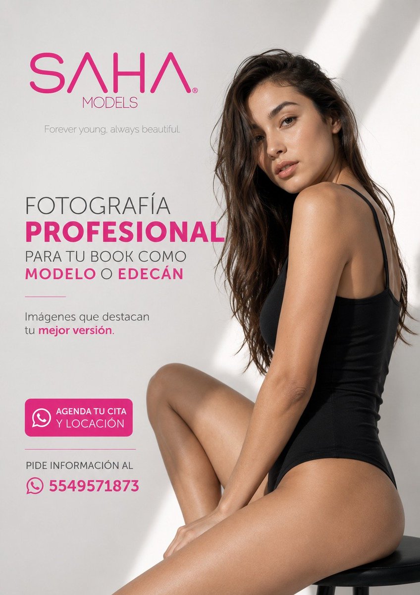 SahaModels's tweet photo. Pide información sobre tu sesión fotográfica. #SahaModels #modelos #edecanes #promoteam https://t.co/yccp6W6YIF