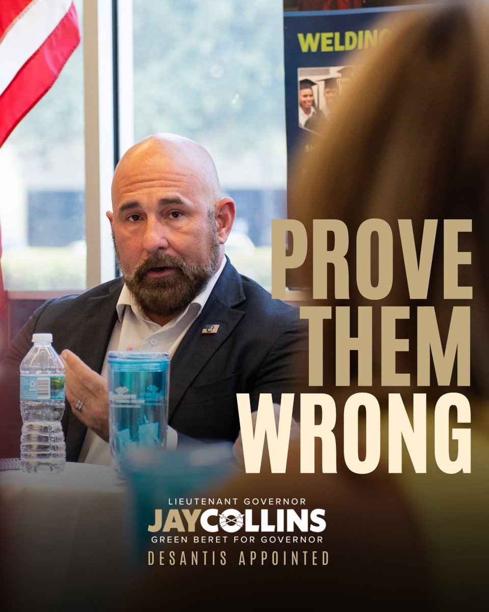 JayCollinsFL's tweet photo. They said this race was over.

They said don't bother.

Now they're calling it a two-man race.

That's because YOU never stopped believing.

Let's keep proving them wrong. https://t.co/ouhqFjPCzJ
