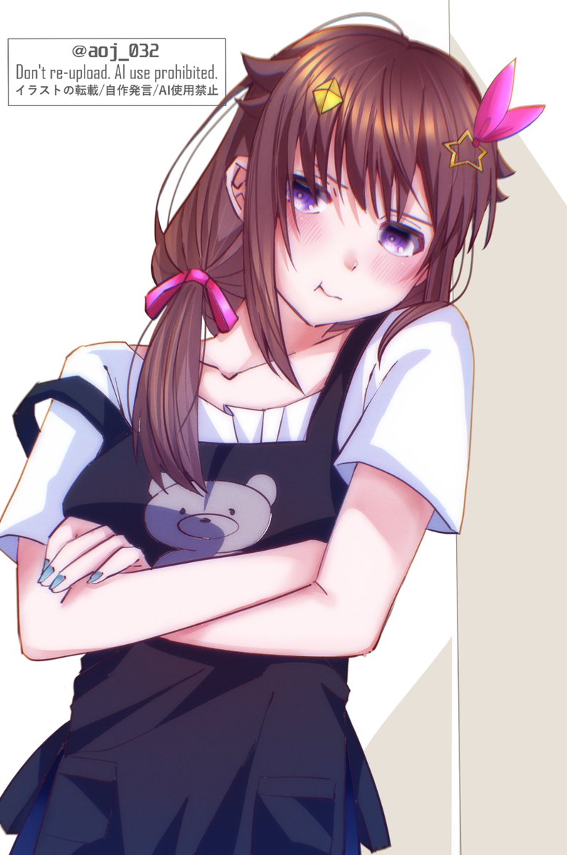 aoj_032's tweet photo. #そらArt #ホロライブ　 
「どこいってたの💢」 https://t.co/nUSfZNnwPy