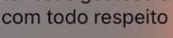 athrelius's tweet photo. @kevissonr @rvvdrigo Teve respeito pq a pessoa colocou "com todo respeito" no final ❤️❤️ https://t.co/UyeQ8ZkwBu