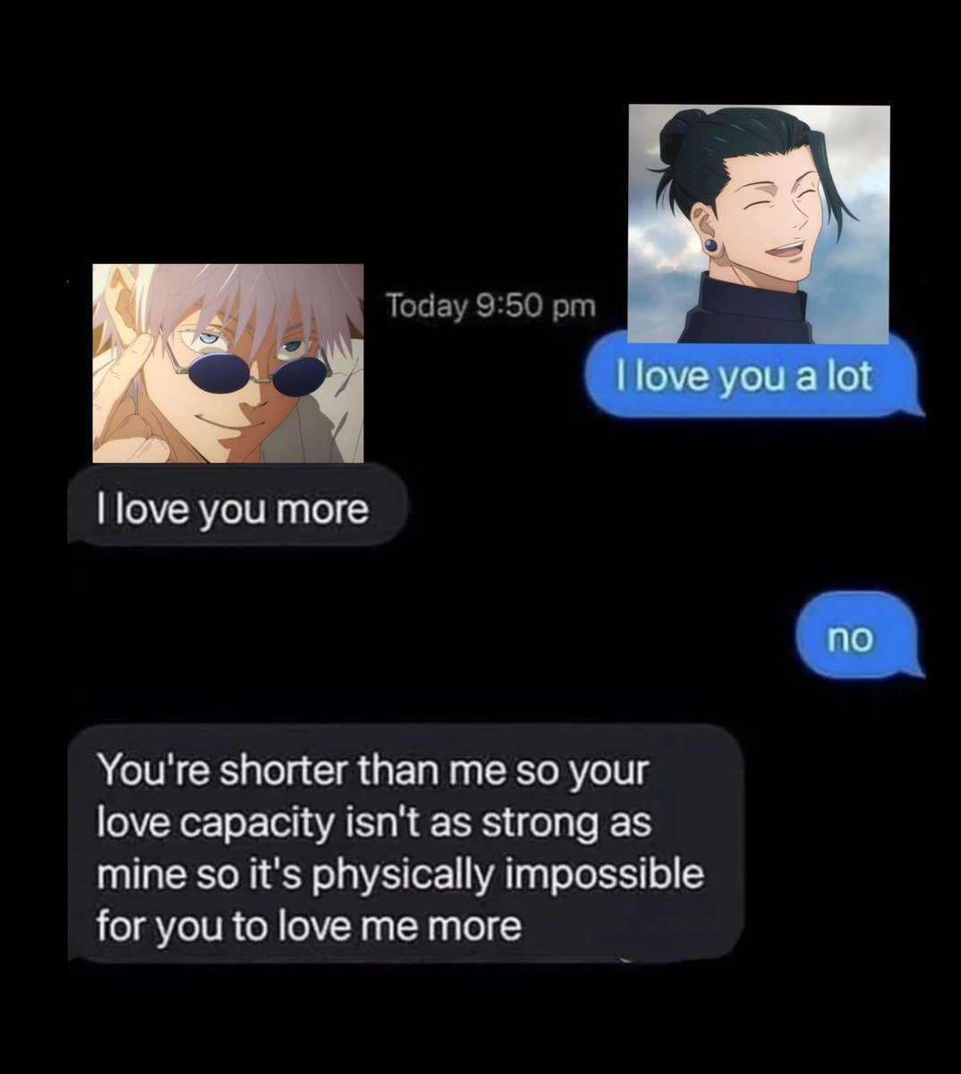 bbygurl_sugu's tweet photo. That's just how he loves to ragebait him every chance he gets 😭 https://t.co/Z7gSt0opwn