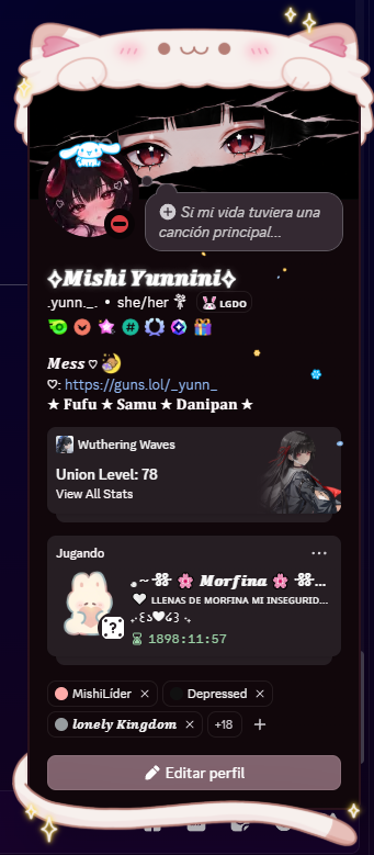 Yunnkwr_'s tweet photo. ESO DISCORD, SIGUE SACANDO MAMADAS EN DONDE PUEDO GASTAR MI DINERO. https://t.co/6PDPi61PVs