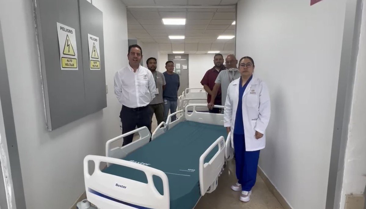 IsssteTlaxcala's tweet photo. 🏥El Hospital General fortalece su equipamiento 

🛏️Con la llegada de 25 camas eléctricas y 7 carros camilla

🤝El equipo mejorará los servicios de hospitalización y atención a la derechohabiencia.

Gracias a la gestión del Director General Dr. @martibatres https://t.co/vmz2Eqw8Gc