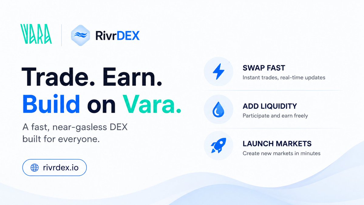Blesilyns's tweet photo. One project that's really caught my attention in the @VaraNetwork ecosystem right now is @Rivr_DEX

We tested it on testnet, now it's time to experience the mainnet. 

Now the interesting part ...🧵👇 #12luglio #RivrDex https://t.co/pxSgCEVpzD