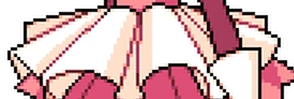 8bitWar_'s tweet photo. Question what are these things called, the curly things on the skirt https://t.co/B9AwPEKVdm