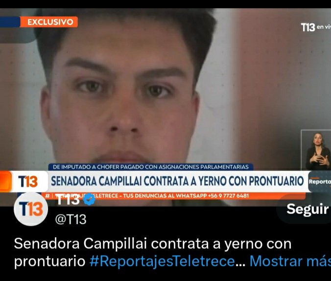 Ferantonia28's tweet photo. -@DignidadFabiola Sabiendo que tiene antecedentes penales, aún así contrató a su yerno (Gerard Cortés) como chofer de su BMW de 60 millons. (Pagado por todos los Chilenos)y como si fuera poco,es familiar directo del asesino del niño de 12 años,Alejandro. https://t.co/K9wodxS7R0