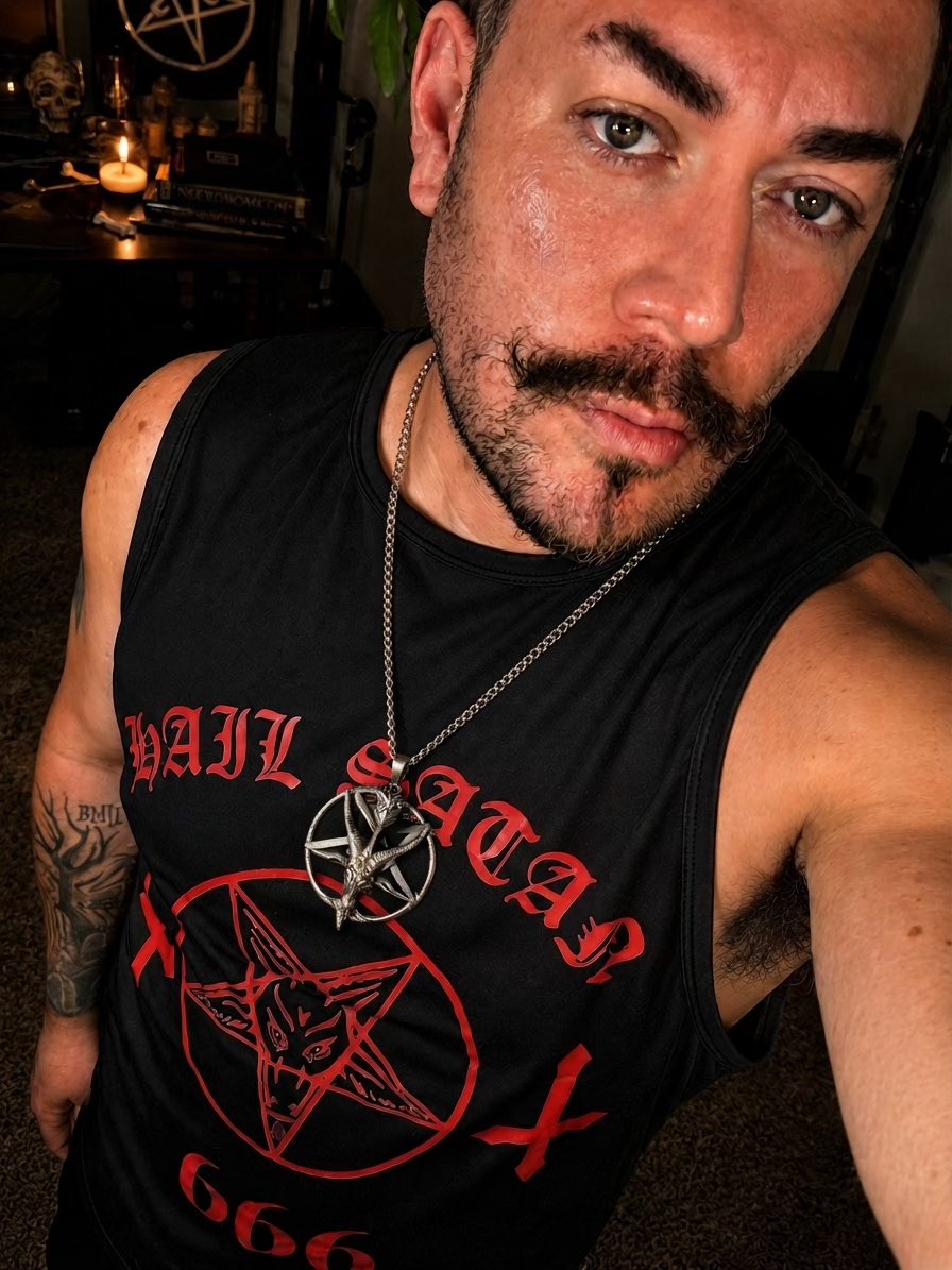 MichaelHorrorz's tweet photo. Light revealed the world around me. Shadow revealed the truth within me. I no longer fear the darkness because it was never my enemy. It was the part of myself waiting to be accepted. Hail Satan. Hail Thyself. π€
#TheSatanicTemple #HailThyself #Satanism #SelfDiscovery #HailSatan https://t.co/6GfvVhe5c1