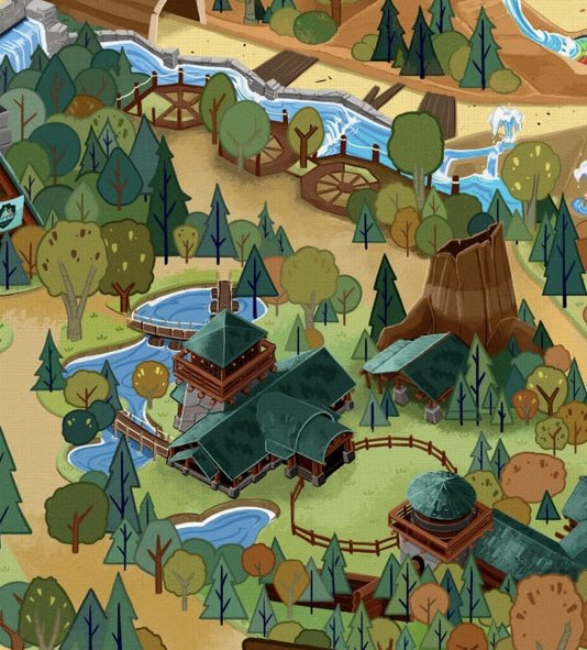 condor_flats's tweet photo. @lego_man2008 I can't see them doing a full redwood creek style area, but they're def gonna do a little play area with some barrel bridges judging off the concept art https://t.co/qqBWhldDkq