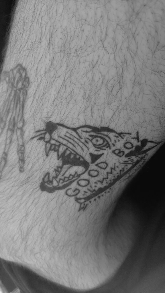 deathbyboots's tweet photo. If its carved in my flesh it has to be true https://t.co/uXdb4GSSYd