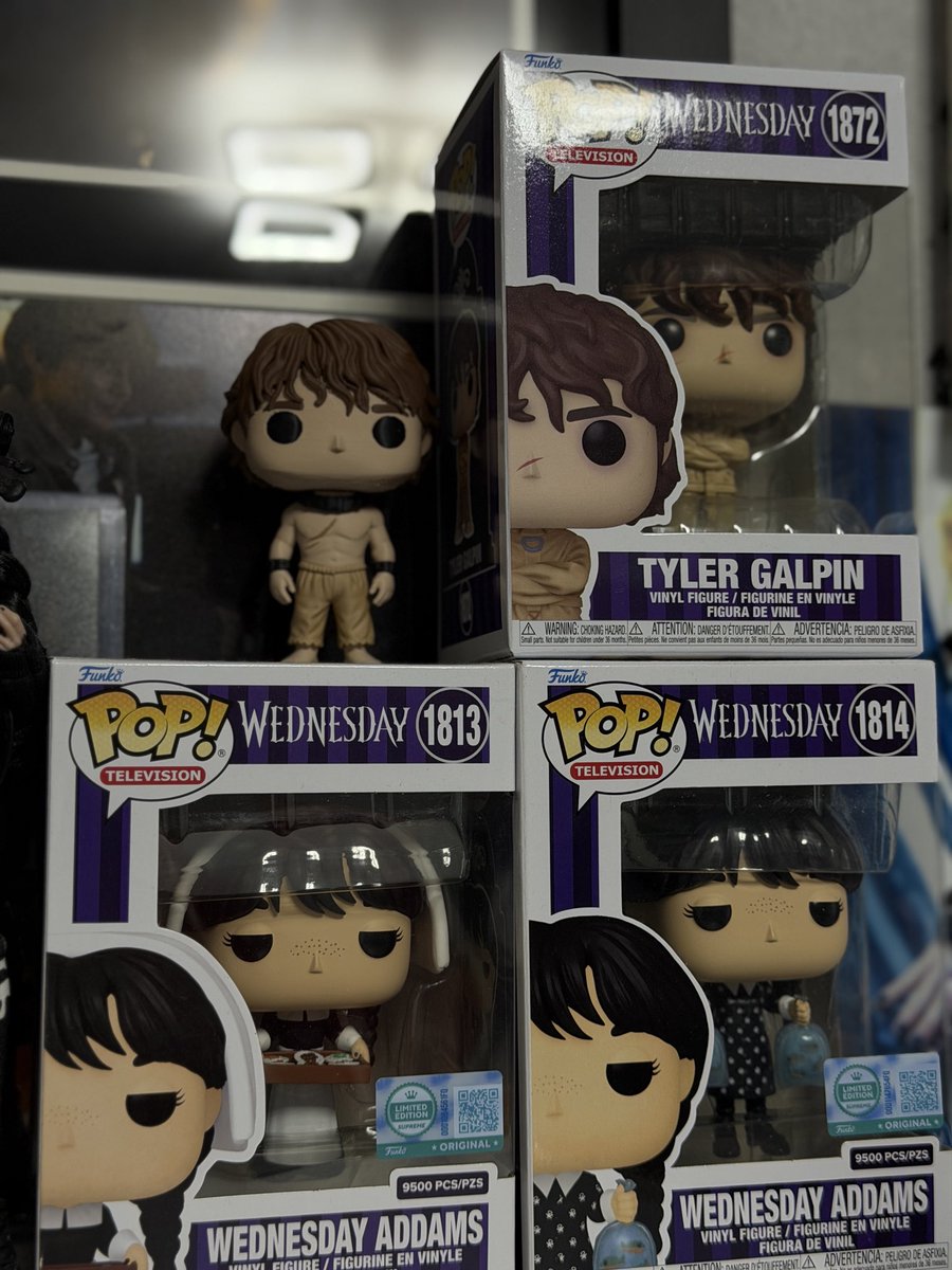 DrSpringRaven's tweet photo. And a separate post for my custom Tyler figures, because apparently one Tyler Galpin was never going to be enough 🤎
#TylerGalpin #Weyler #WednesdayNetflix #CustomDoll #CustomFunko #wyler #wednesday https://t.co/o46l4nA5ZC