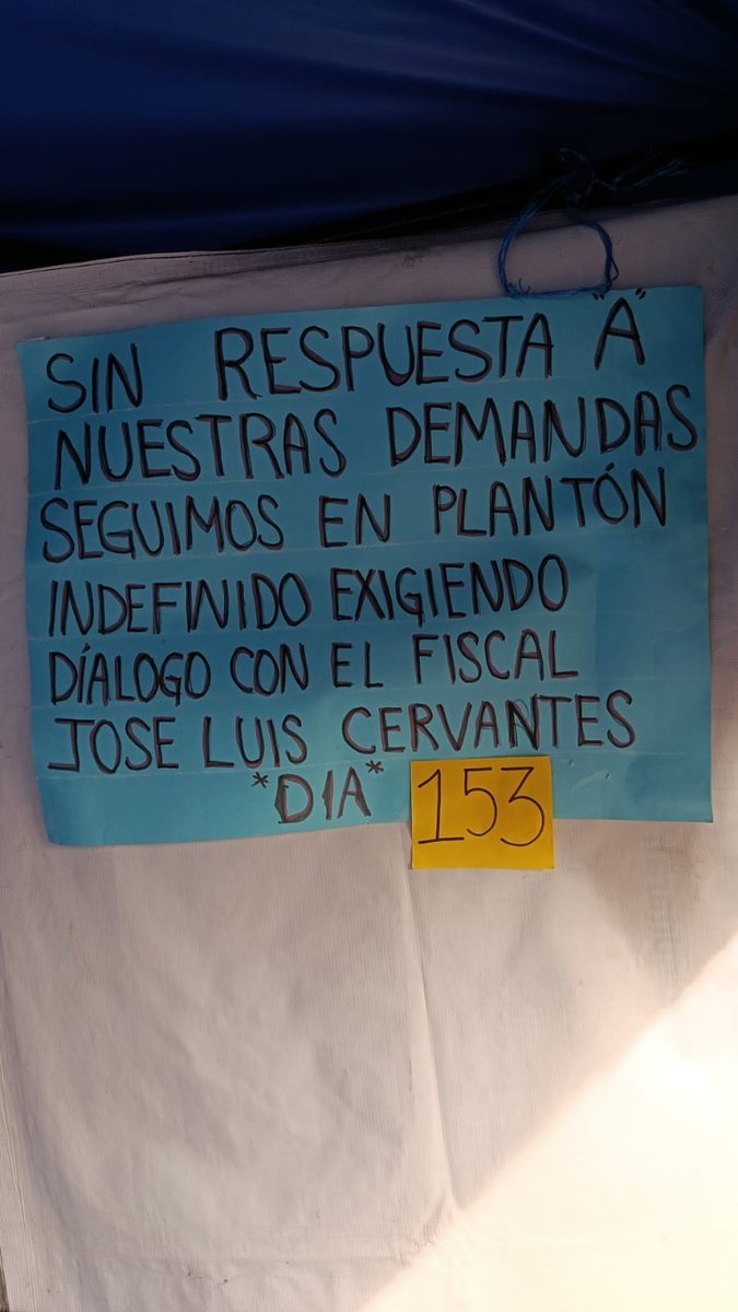 Hazvalermilibe1's tweet photo. ⭕ 153 días de plantón frente a la Fiscalía General de Justicia del Estado de México.

Han sido 153 días soportando el sol, la lluvia y el frío; pero, sobre todo, enfrentando la angustia de saber que nuestros seres queridos siguen privados de su libertad.

1/4 🧵👇🏻 https://t.co/ZgHqRK1VF2