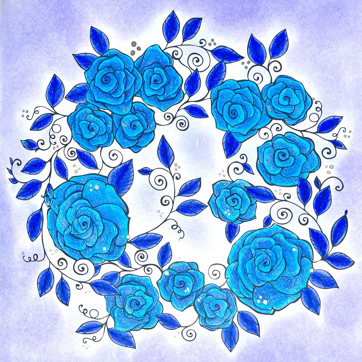 nrnr_renia's tweet photo. 完成🖍️No.116
青薔薇💙
#大人の塗り絵 #RitaBerman #meinSOMMERSPAZIERGANG https://t.co/g9c5Cg5vCZ