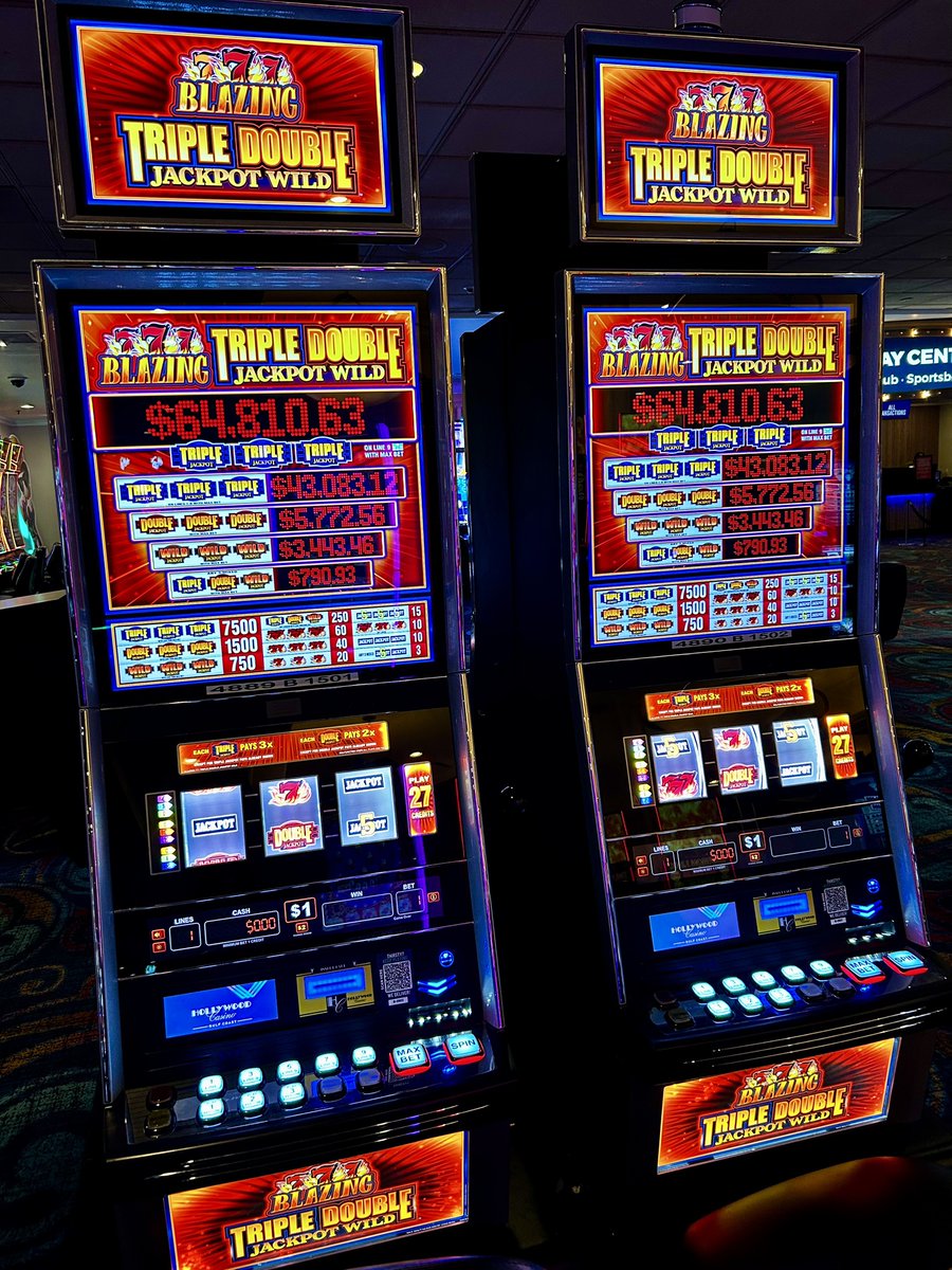 HollywoodGC's tweet photo. Blazing Triple Double is heating up the floor! Spin the reels and feel the fiery excitement with every win! ✨ https://t.co/vpPVc7WfKN