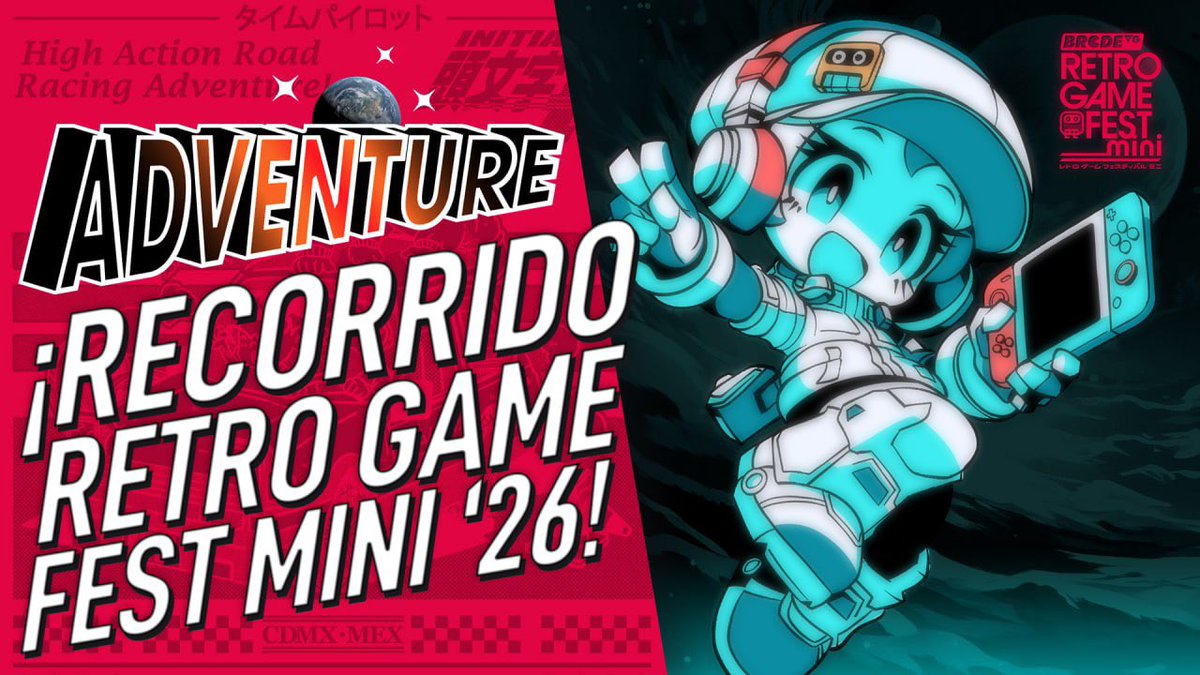 lostimepilots's tweet photo. ¡Acompaña a #LosQuerubines en este nuevo #Adventure🌎 por el #RetroGameFestMini '26, organizado por nuestros amigos de @BRCDEvg!
Les mostramos nuestra flamante tienda en el Media Alley, la nueva wave de merch de #LosTimePilotsRacingTeam, y recorrimos los pasillos en busca de joyitas: consolas clásicas, videojuegos, ediciones especiales, coleccionables… ¡y más! 🛞🏁
https://t.co/cOmYyb3kqz
