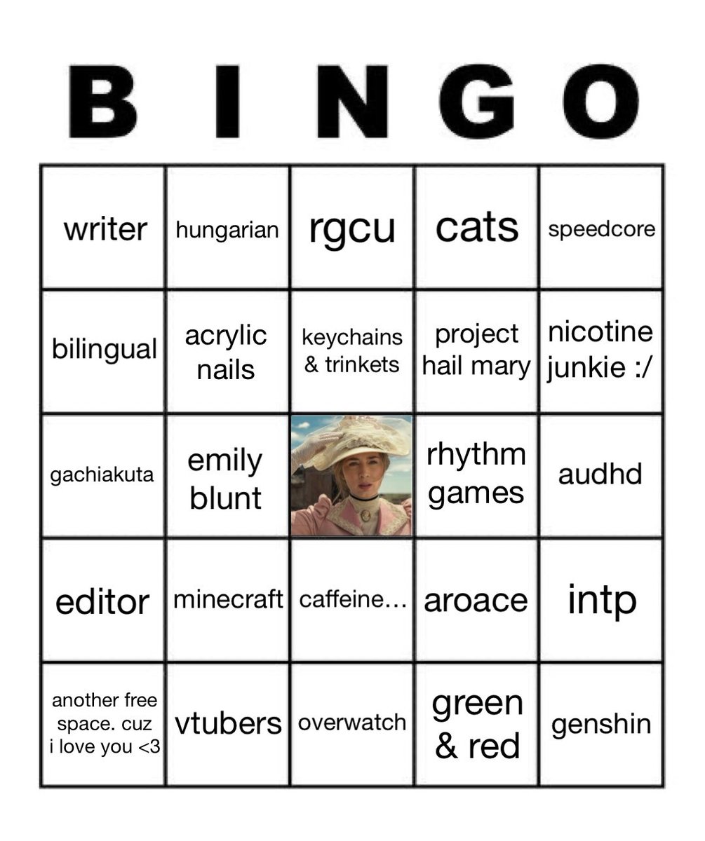 rockyplural's tweet photo. collect my bingos https://t.co/wgsYIDZf25