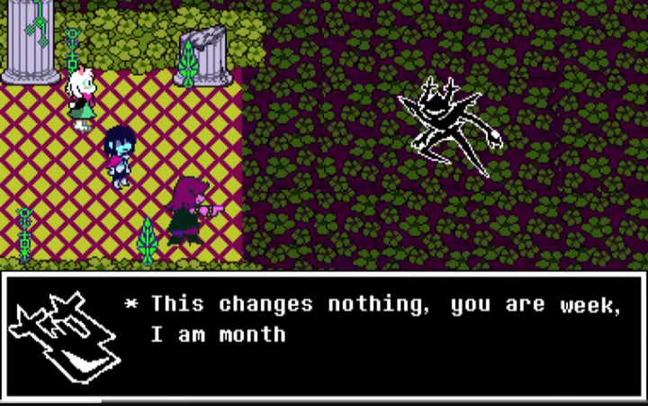 DINOSAURIAUTDR's tweet photo. This is one of my favorite deltarune puns ever, thank you teox https://t.co/wdV7si0OZn