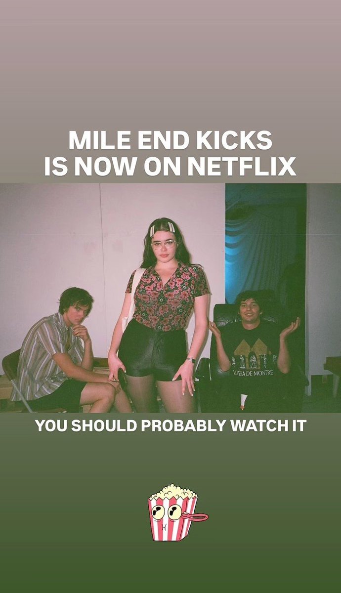 bunnybostick's tweet photo. 📸
MILE END KICKS'S NOW ON NETFLIX! https://t.co/AmAEfqnUBz
