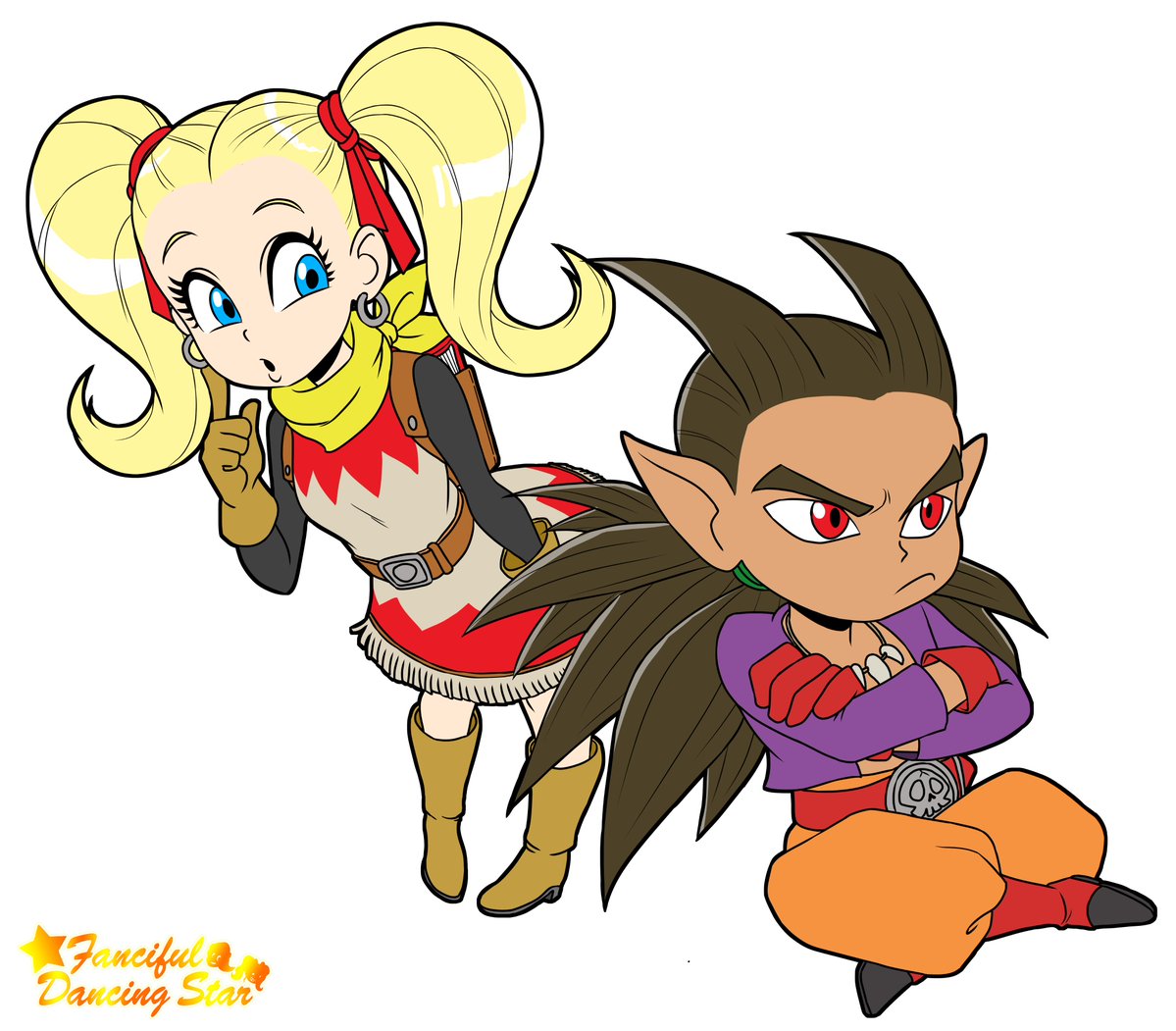FancifulStar's tweet photo. Dragon Quest Builders 2 is possibly my most favorite game of all-time. Dunno if that ruins my "gamer cred" or what, but I don't care. Anywho, I've been drawing everyday for several days straight and putting my all into it, so I think I'm starting to get a little burned out now.😵‍💫 https://t.co/JuGryeNmHn