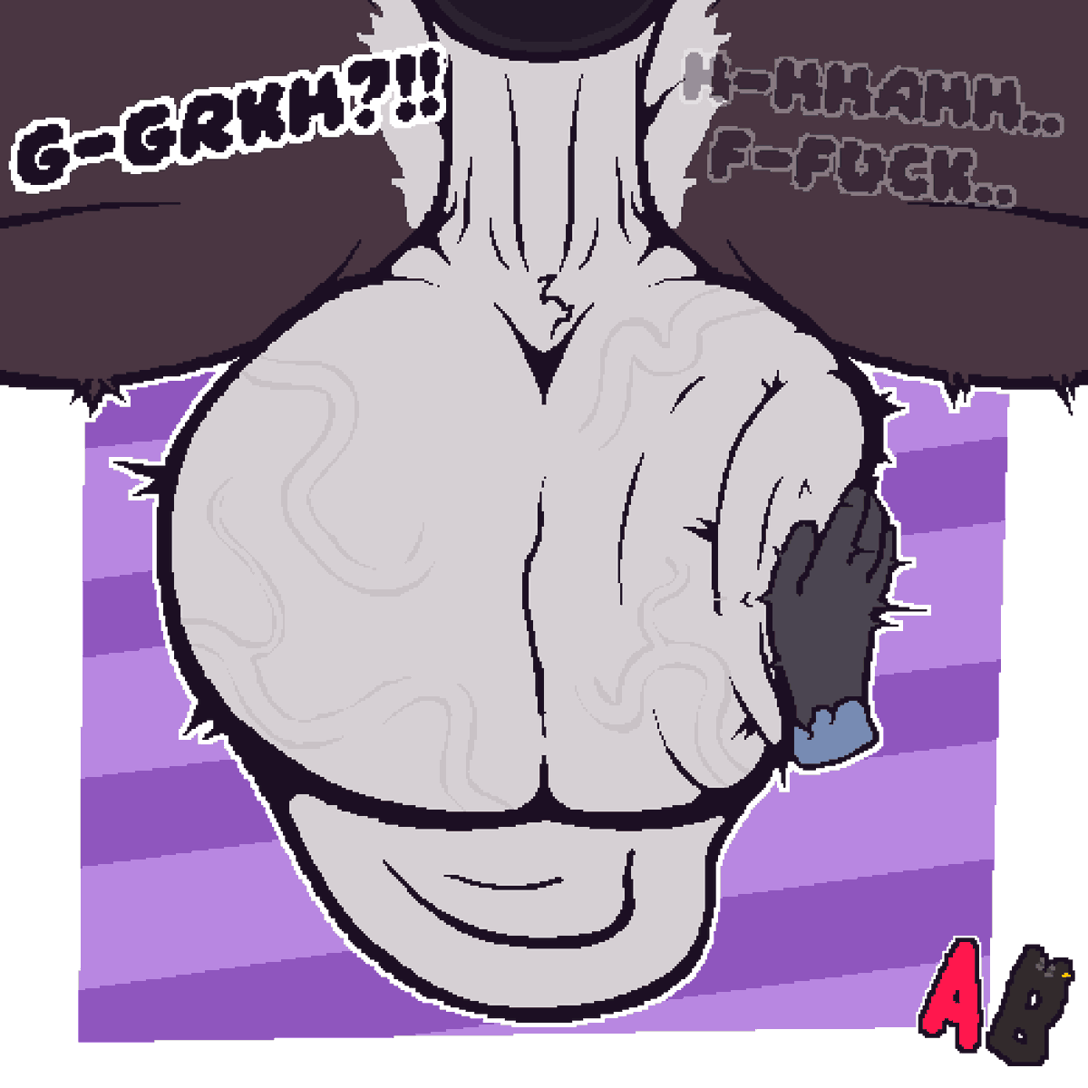 AnxiBoi's tweet photo. CW: Mild CBT~ 🦌💜

With the leash concept for Reno's balls, I decided that when in his Demon Form, he likes the rough handling of his balls against his will cuz his Sin of Lust punishment rewires his brain for it lol

Y'all can find the Full-Quality version on the P-Site! https://t.co/GqejXD1vuR