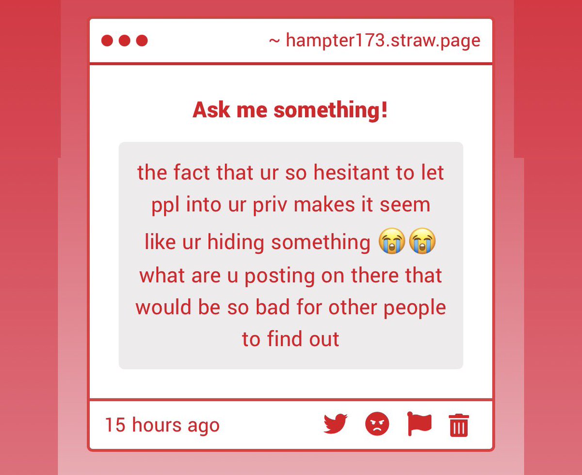 nyamuist's tweet photo. well its a personal account i use for venting or ranting + sprinkled in with simple daily things i post about im not really Hiding anything bad . its just personal information im not willing to give out to people randomly which isnt unreasonable so i think this is a bit silly https://t.co/5NzrOJgFnQ
