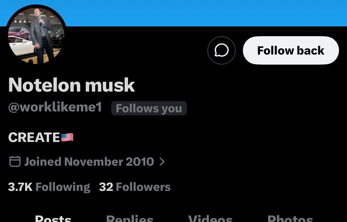 dopamiines's tweet photo. @SLACKTIVlST @elonmusk BRO WHO JUST FOLLOWED ME HE HURD ME ���👀👀👀….. https://t.co/f4BoMf2aS8