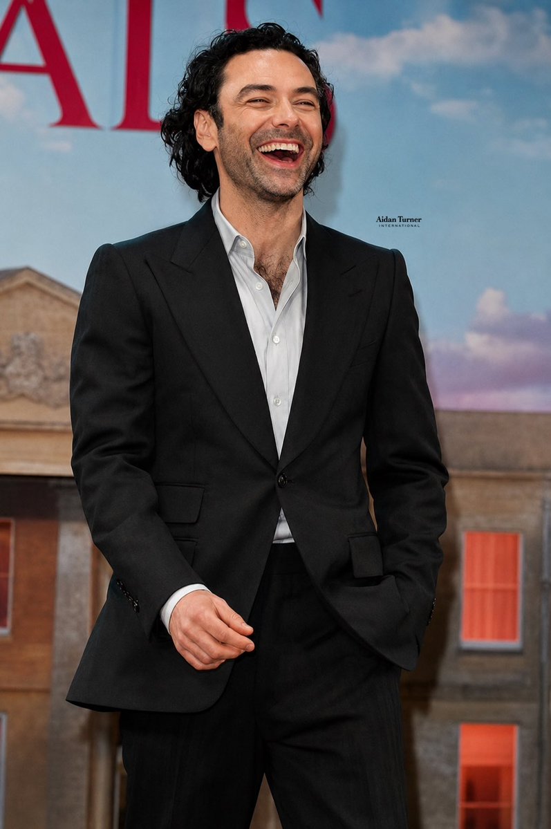 FrancineDupre's tweet photo. Aidan Turner 
Aidan at the Rivals S2 World Premiere in London the 13 of May 2026 
I was able to remove all the writings on the pictures 
#Aidanturner #RivalsS2 #worldpremiere #Aidanturnerinternational https://t.co/7O8oKmZZc1