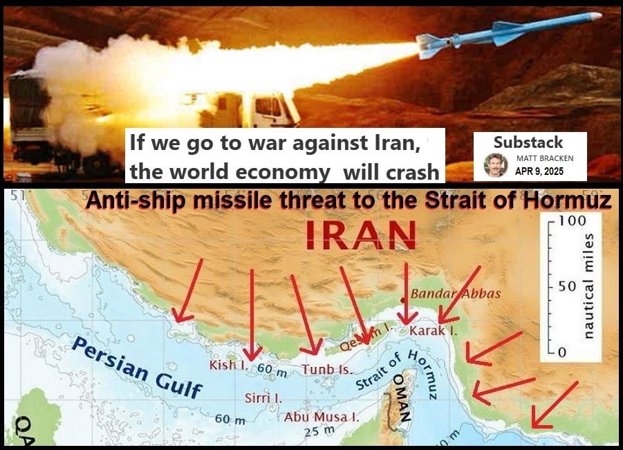 Matt_Bracken48's tweet photo. @DanielLDavis1 [And from all the way last year, before the 12-day war.]
"If we go to war against Iran, the world economy will crash"
Matt Bracken / Apr 09, 2025
https://t.co/4ElToVqlf2 https://t.co/U5g6ntmISd