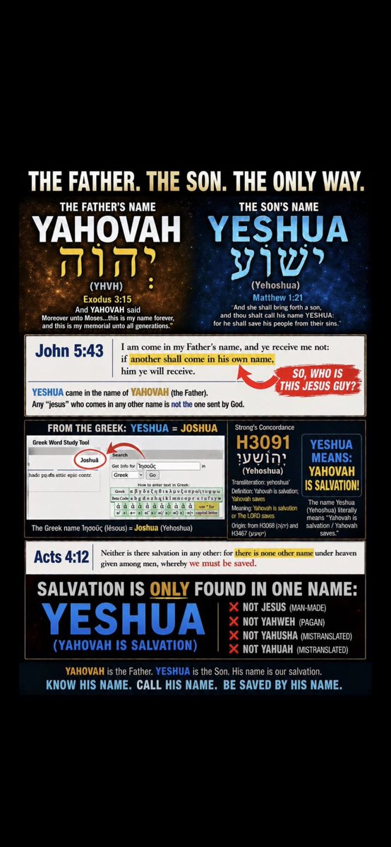 madilyn77359's tweet photo. @Truth_matters20 Numbers 23:19  Isaiah 44:8 45:5 How can Yeshua be God if the sits beside the father? If Yeshua was temped by the devil how can he be God? Doesn’t the Bible say God is spirit? James 1:13 Romans 1:23 John 4:24 Don’t you have to have the spirit of truth to worship God? John 14:15-17 https://t.co/r2OziAWI9m
