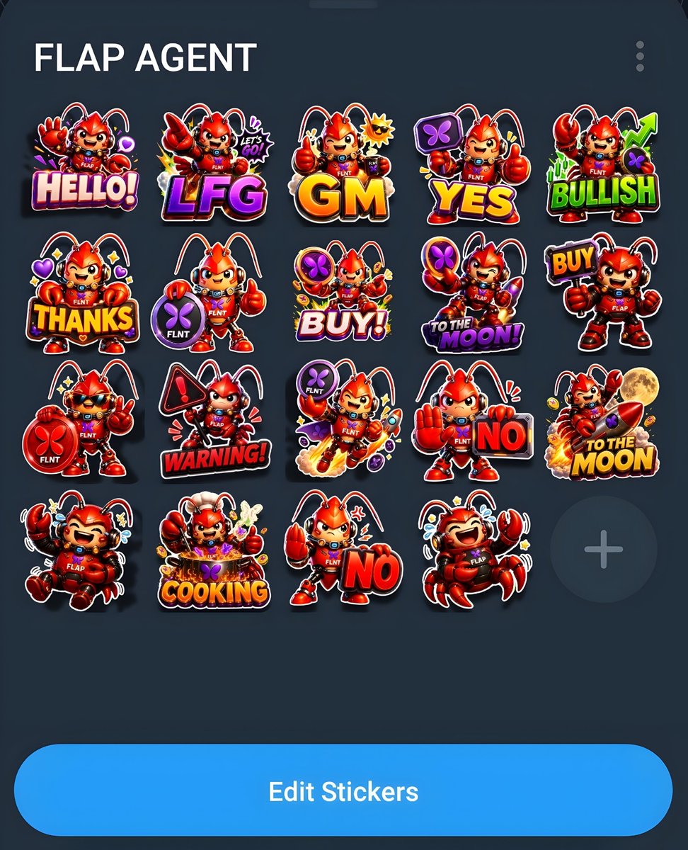 HeyTuko's tweet photo. Hope the community enjoys using these stickers as much as I enjoyed creating them.
@TinychubsX
WAGMI 🫡
#FlapAgent $FLNT https://t.co/RpONzbYceP
