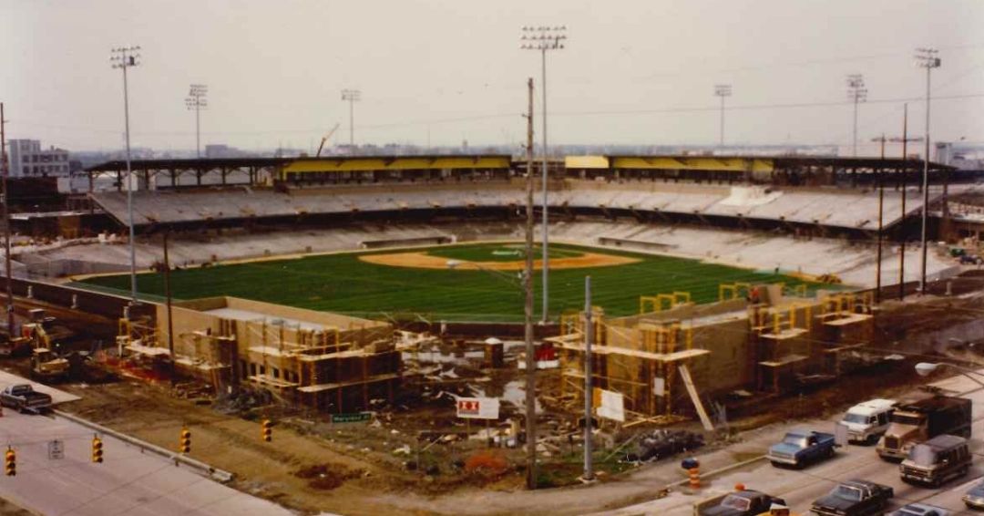 icclos's tweet photo. Happy 30th Victory Field, thanks for being a Capital Improvement Board MVP!🎉@thevicindy 
📸 Adam Pintar https://t.co/fuB0MRzqew