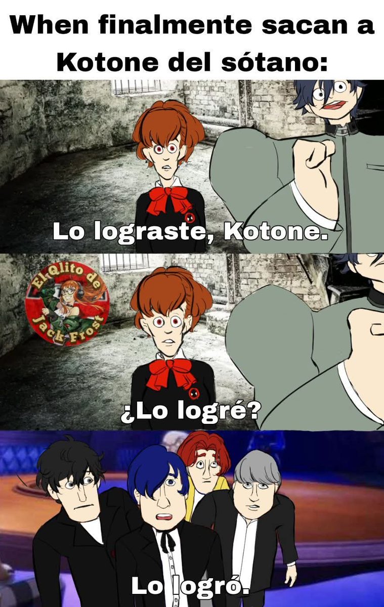 JackFrostHee's tweet photo. Felicidades a Kotone por su logro, a ver cuándo Atlus permita que los demás salgan 🥳

(Abrir la imagen de ser necesario).

—Shiva. https://t.co/rU0cdFyFt4
