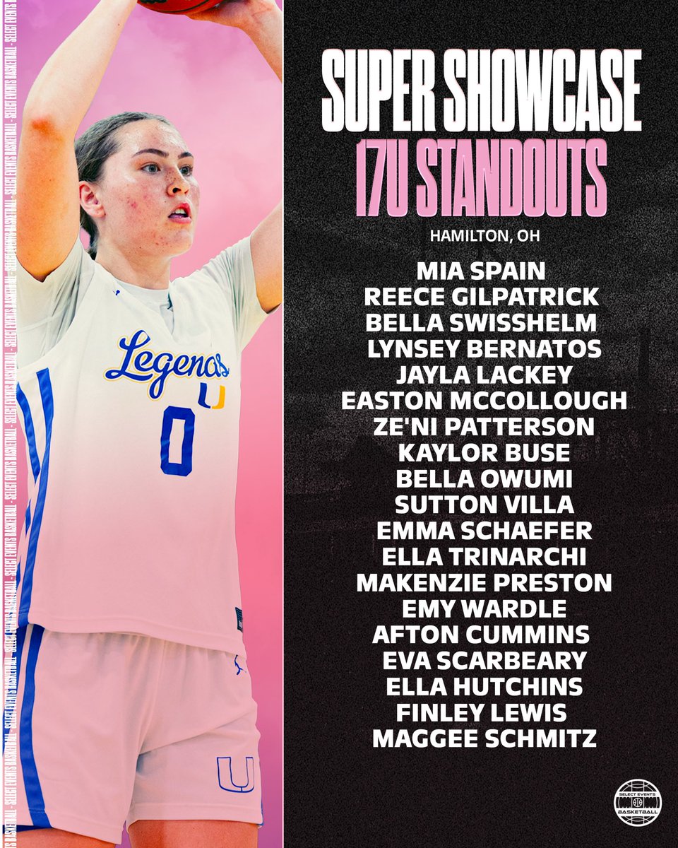 SelectEventsBB's tweet photo. Standouts from a LOADED Select Super Showcase 🤩 https://t.co/eBEL56Cpy0