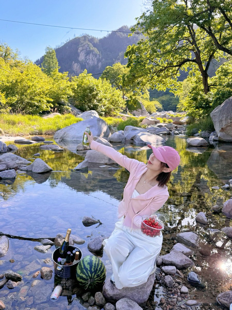 jaeggang's tweet photo. Woke up to mountain mist, coffee in hand, and the sound of a nearby stream—this quiet camping morning hits different. ， https://t.co/PCJMRS1pZD