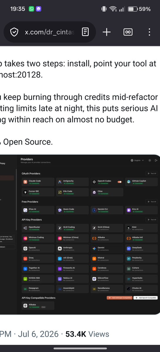 Brukventures's tweet photo. @noahmorris Everyone will vibecode (ripping) soon there own vidrush tool and swapping api s for free credits to build it for free and video s for free.    Power to the people👌 https://t.co/72CCbjfMHn