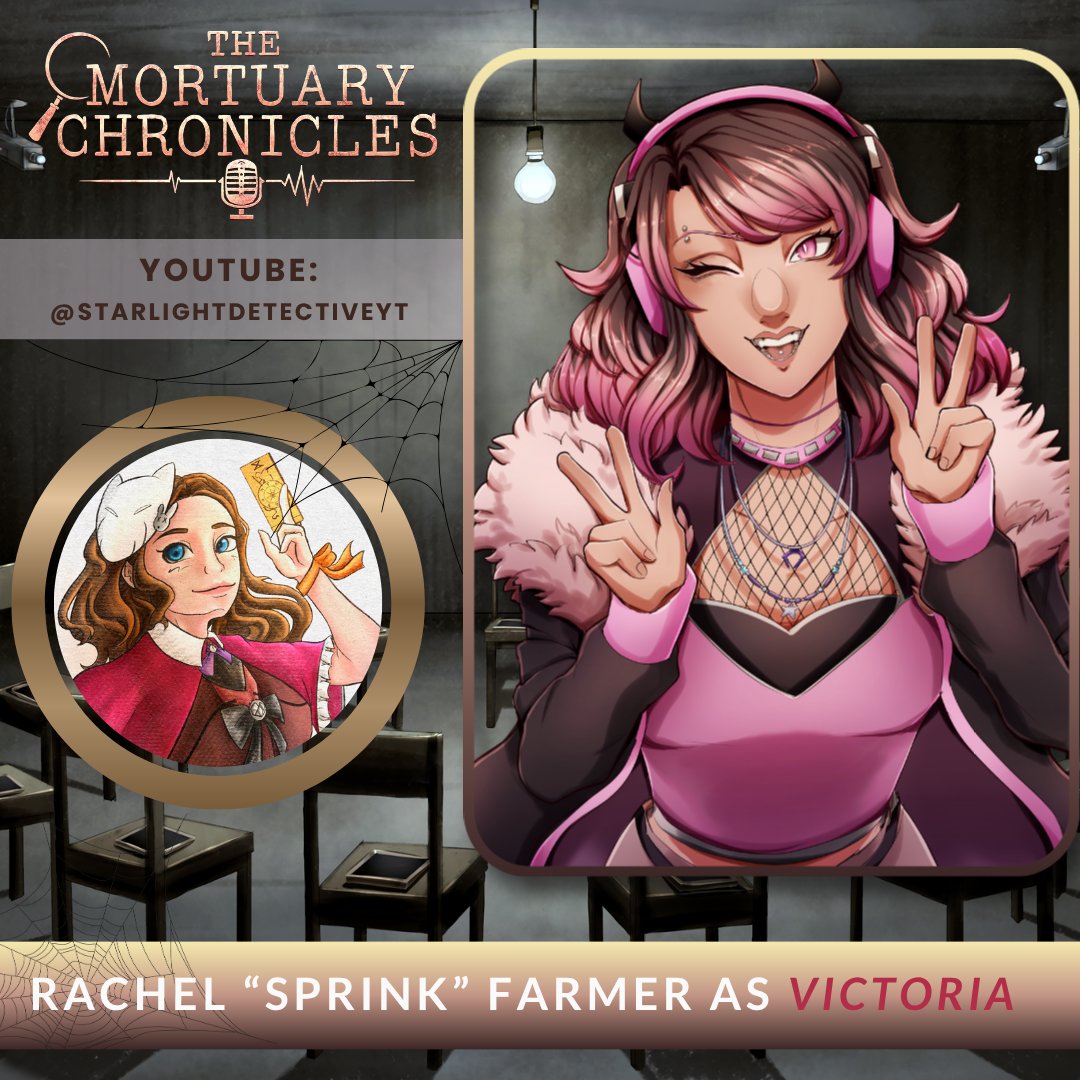 SprinkVA's tweet photo. 💖ROLE ANNOUNCEMENT💖

I am BEYOND ecstatic to voice of Victoria in #TheMortuaryChronicles! It's been an honor to be on this team, beyond what I can put into words. Thank you to @StarlightDetect and @maddiinosaur for the faith, support, and the INCREDIBLE trailer to kick it off! https://t.co/hdY9RAEBLN