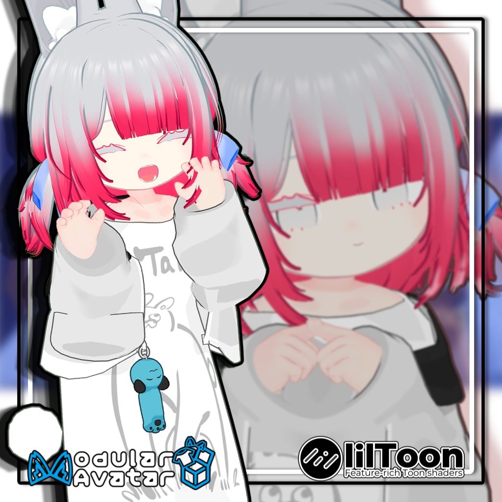 amama40's tweet photo. おはようございます！
本日こちらの無料キャンペーン最終日ですー！！

みみのこちゃんやビナアちゃんにもしっかり対応の汎用性マックスの髪です！是非にー！

#みみのこ　#binah3d https://t.co/IJ4WdkPd3x