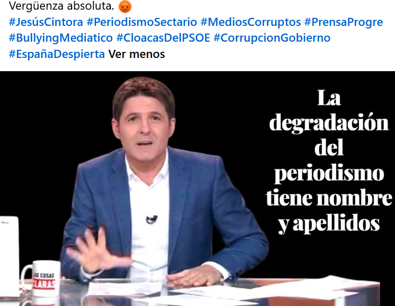 sustito71's tweet photo. @JavierCintora Ya le han echado de dos medios de comunicación por machista. ¿Dónde están las feministas zurdas defensoras de los MACHISTAS? https://t.co/ec3LQXoRDO
